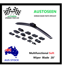 Multifunctional Soft Wiper Blade 28" with 13 Adapters